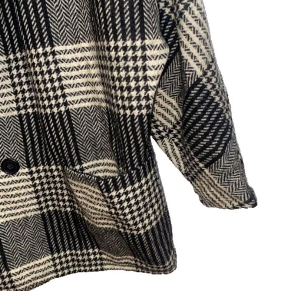 VINTAGE STAR MODELL European Wool Houndstooth Jacket Size M/L - Picture 3 of 9